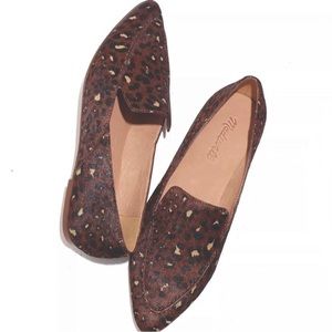 Madewell LIKE NEW Frances Skimmer Leopard Flats